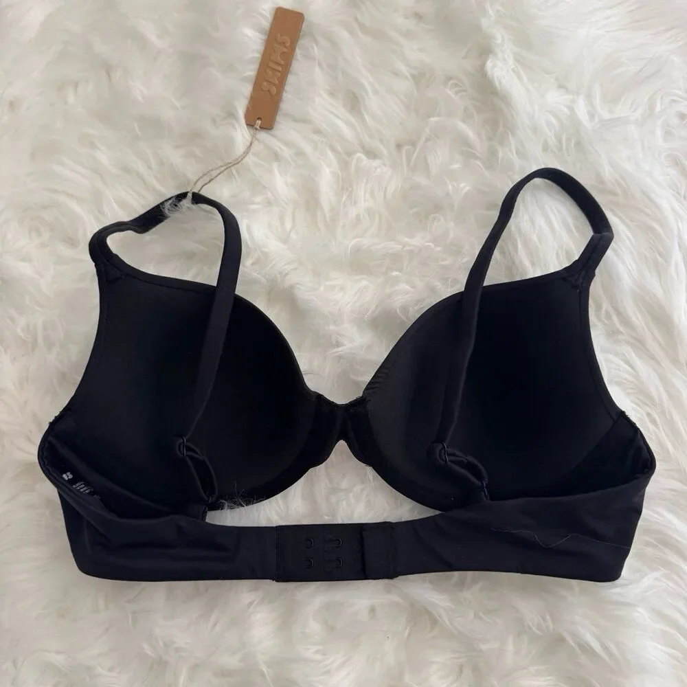 Skims Fits Everybody T-shirt Bra Onyx Size 32B BR-TSH-2023 - Picture 4 of 7
